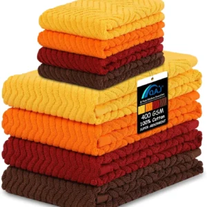 100% Cotton Kitchen Towels  Pack of 8