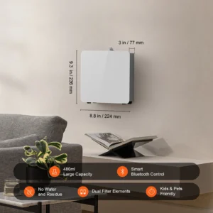 Bluetooth Smart, Oil Diffuser, Waterless Scent Diffuser with Air Technology for Home